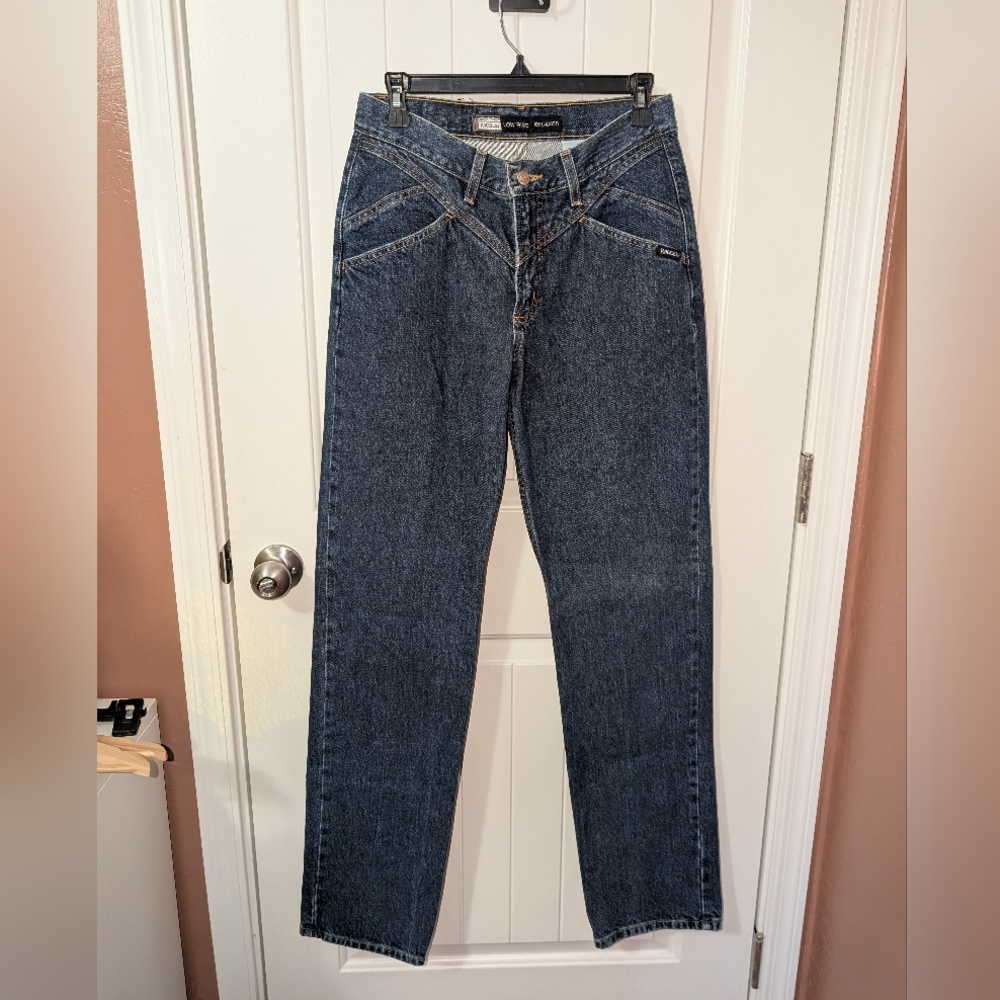 Rocky Mountain Low Rise Relaxed Jeans W27/7 Long Medium Wash